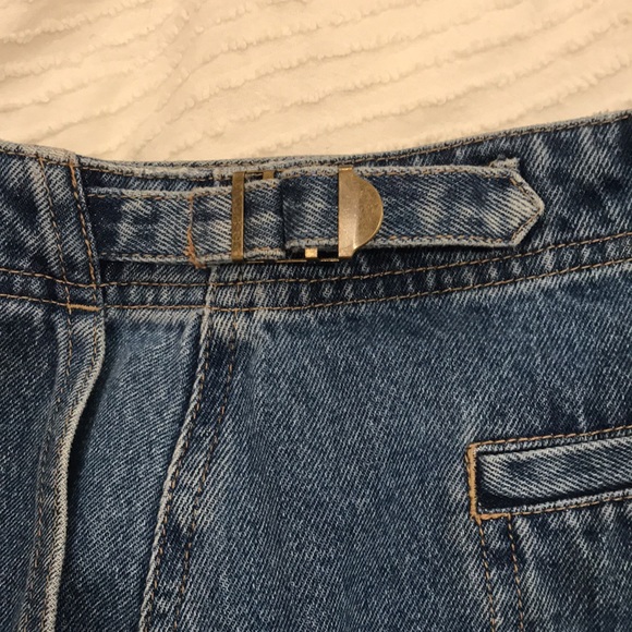 Denim skirt with adjustable waist synching 💘 size 12 - Picture 5 of 6